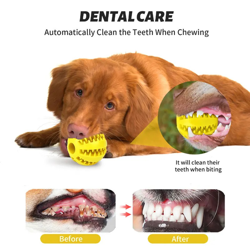 Eco-Friendly Dogs Chewing Toys Ball Interactive Pet Chew Toy Durable Dog Toys for Aggressive Chewers