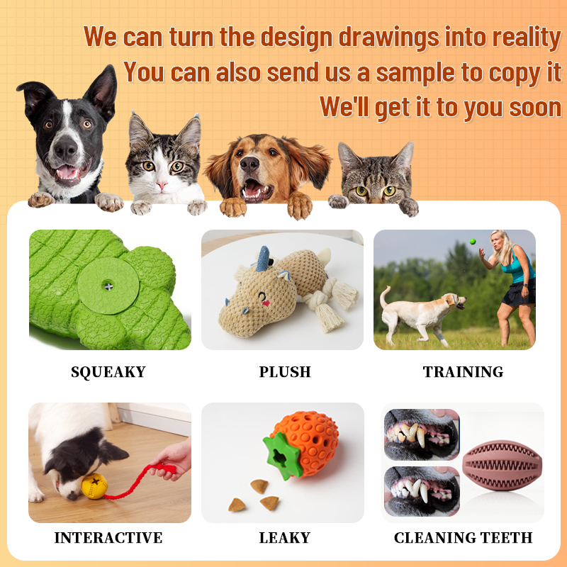 2026 Dog Toy Manufacturers Hot Sale Custom Dog Food Leakage Dog Chew Toys for Aggressive Chewers Pet Toys