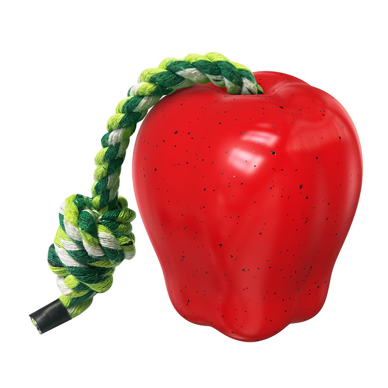 Bestseller Pet Supply Outdoor Interactive Teeth Cleaning Apple Dog Toy