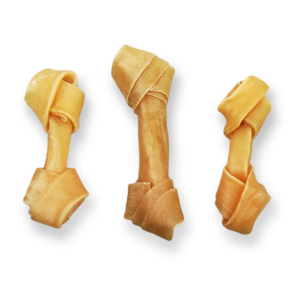 Factory Price OEM Natural Rawhide Pressed Bone Dog Chews