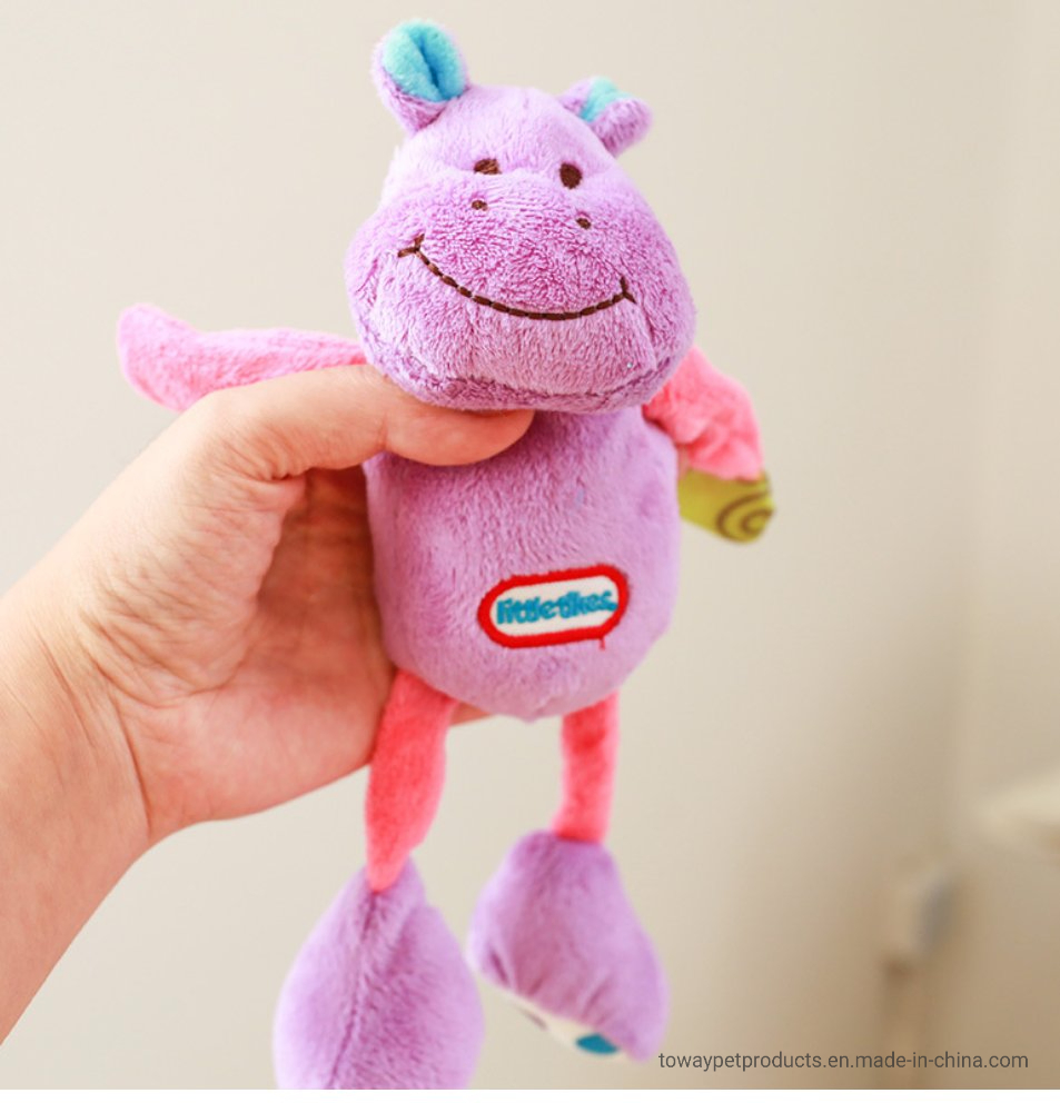 Design Trendy Animal Pup Dog Squeaky Plush Toys