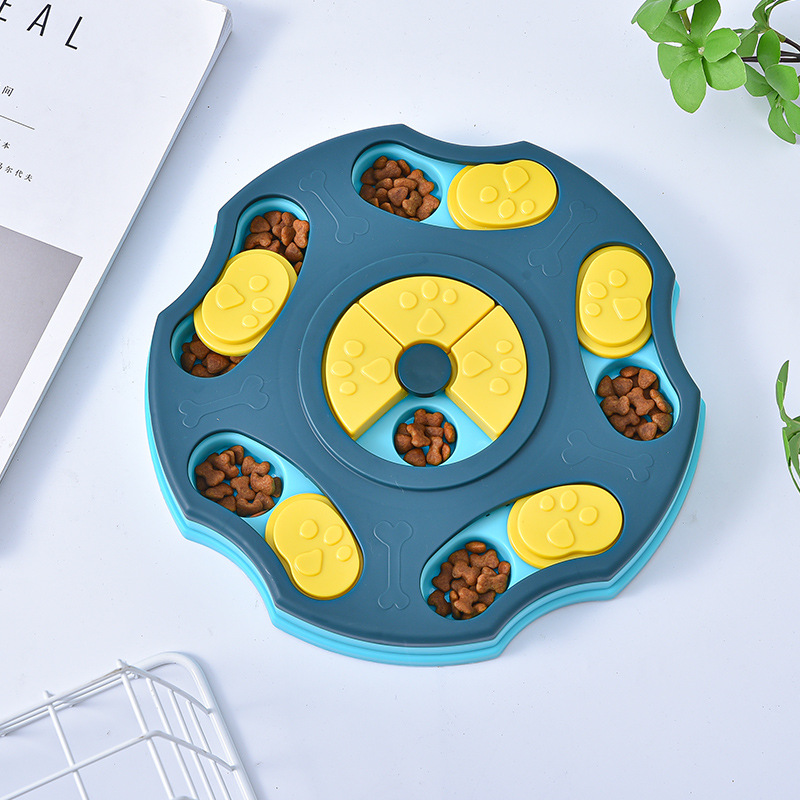 Dog Food Puzzles Feeder Mentally Stimulating Treat Dispenser Interactive Dog Puzzle Toys