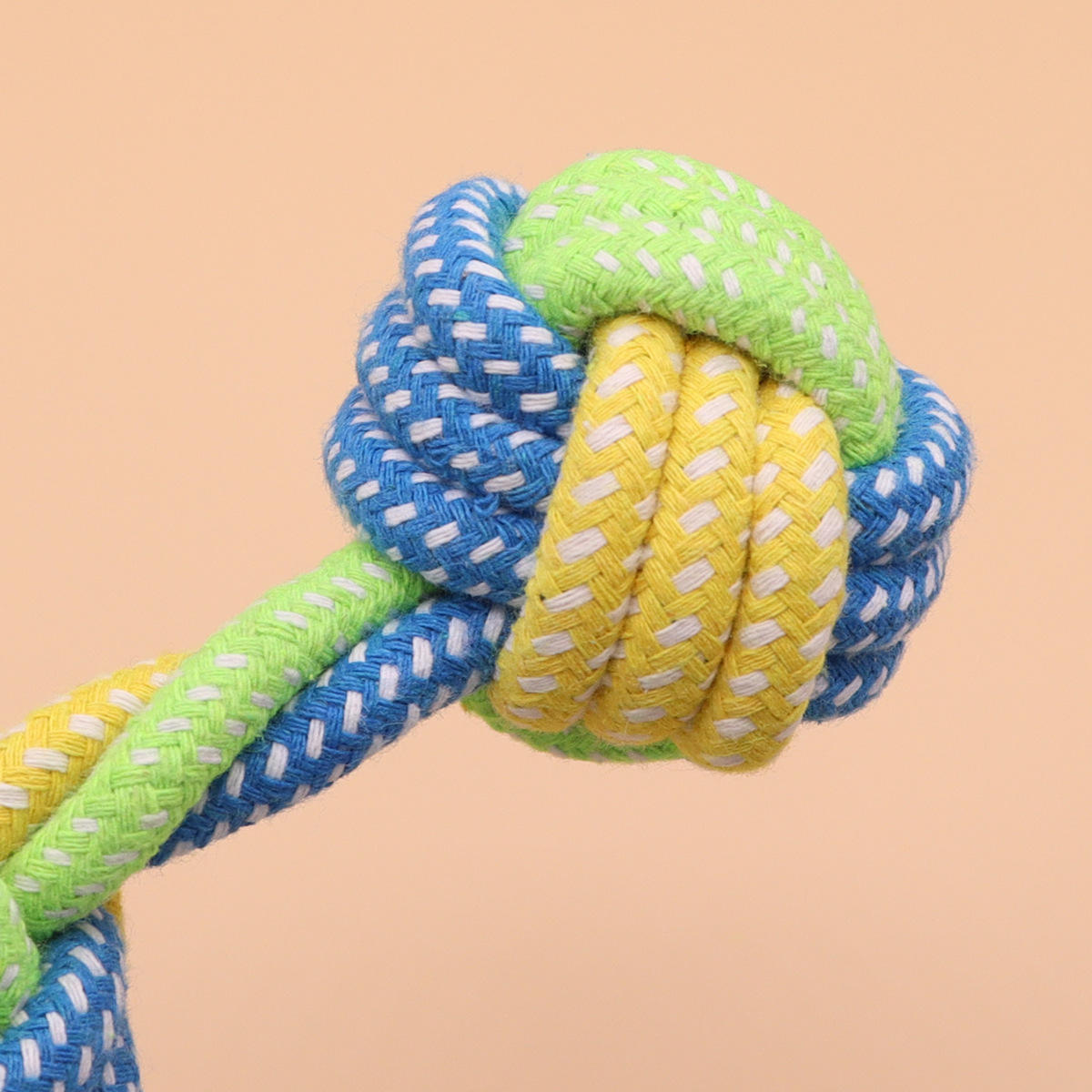 Durable Jute Faux Cotton Rope Ball Interactive Chew Pet Toy Indestructible Dog Chew Toy Suitable for Daily Use