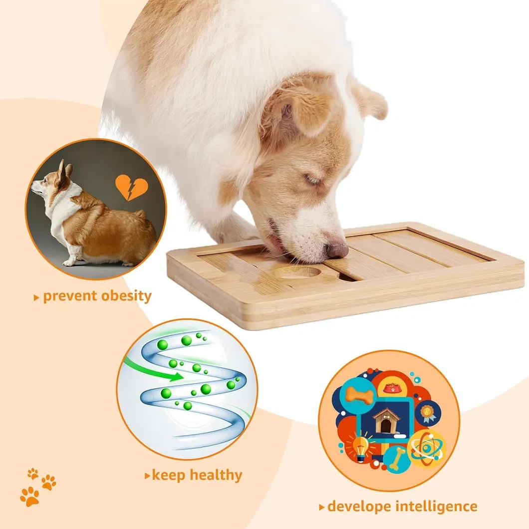 Dog Puzzle Toys Wooden - Interactive Toys for Boredom