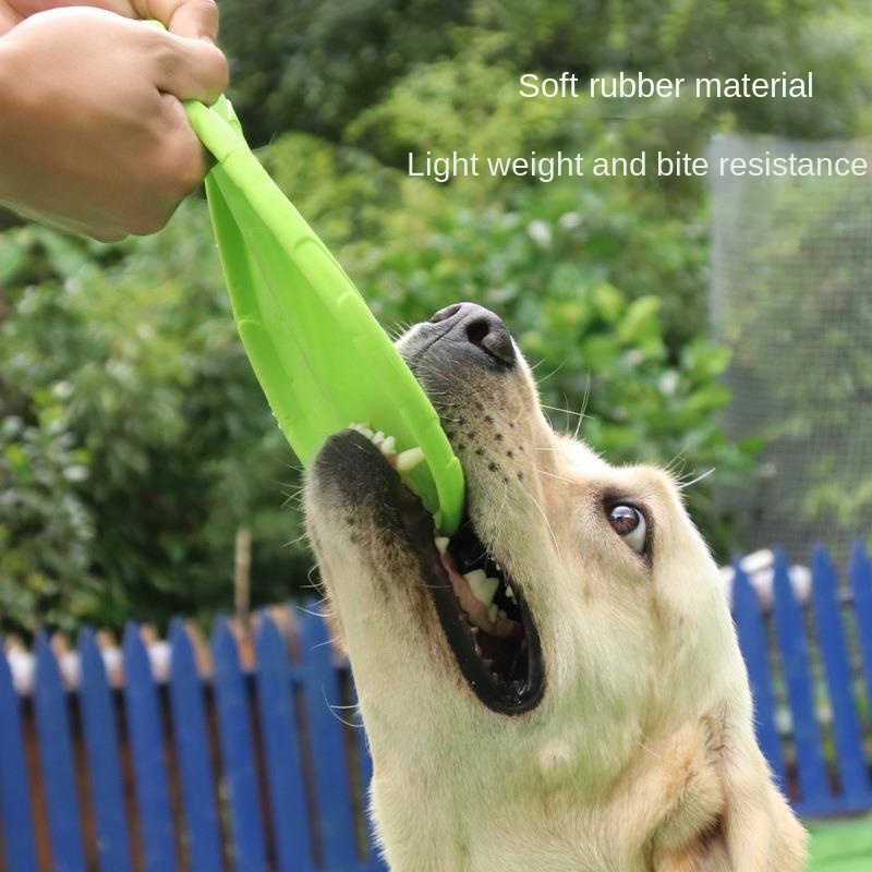 Eco-Friendly Interactive Pet Toy Silicone Dog Biteflying Disc Resistant Floating Training Throwing Toy