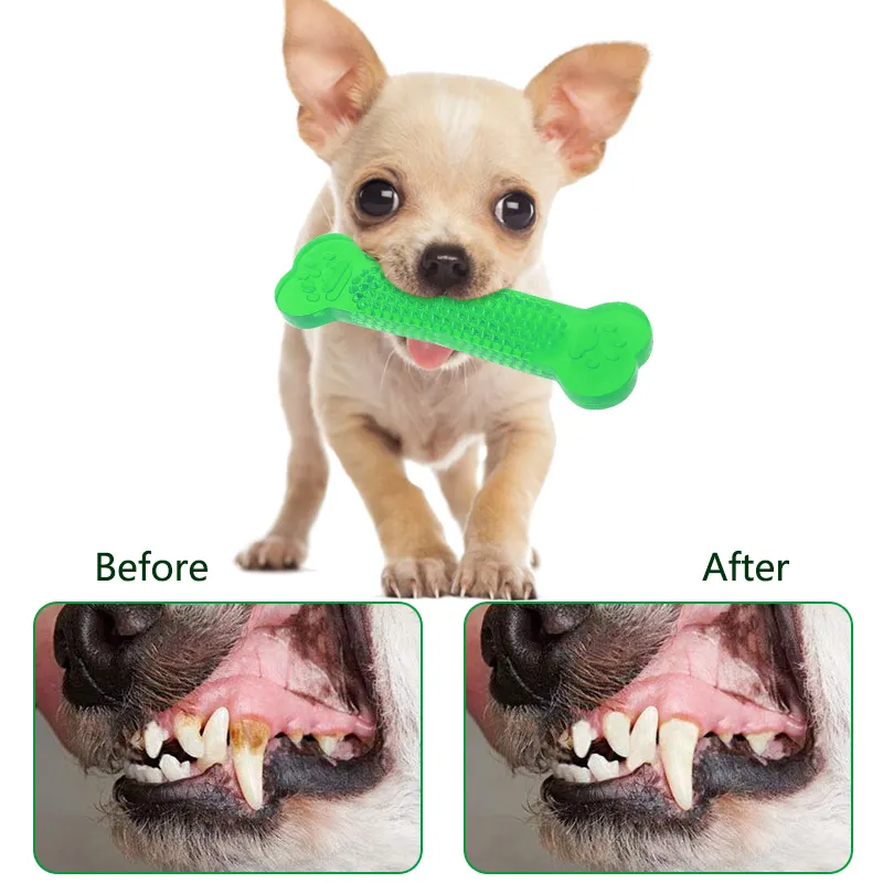 Dog Toys Pet Molar Tooth Cleaner Brushing Stick Trainging Dog Chew Toy Dogs Toothbrush Doggy Puppy Dental Care Dog Pet Puppies