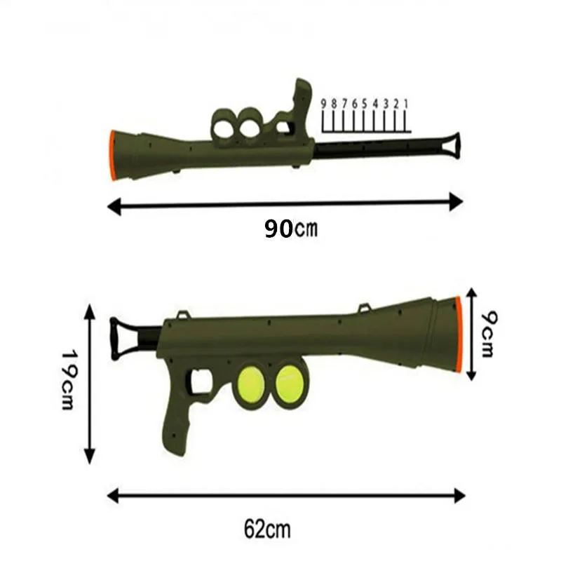 Tennis Ball Launcher Dog Toy with Strap for Outdoor Interactive Play