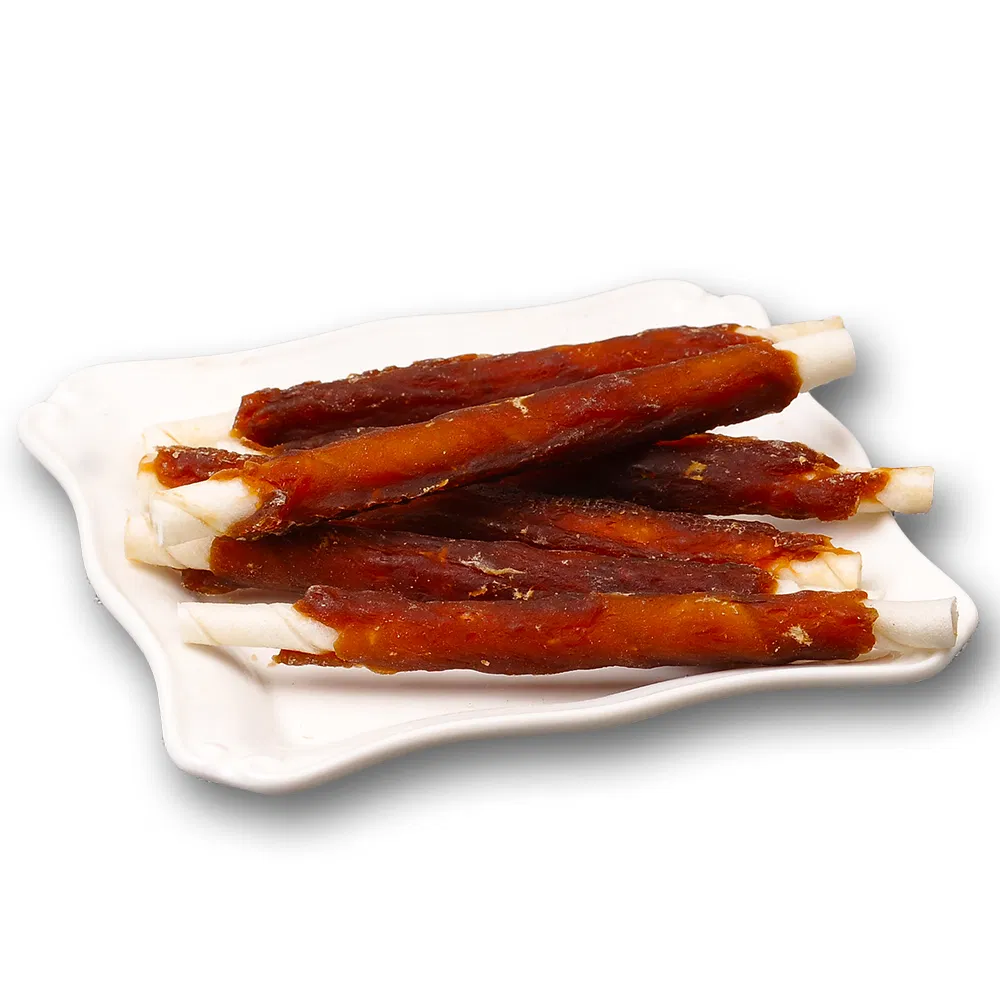 Factory Price OEM Natural Rawhide Pressed Bone Dog Chews