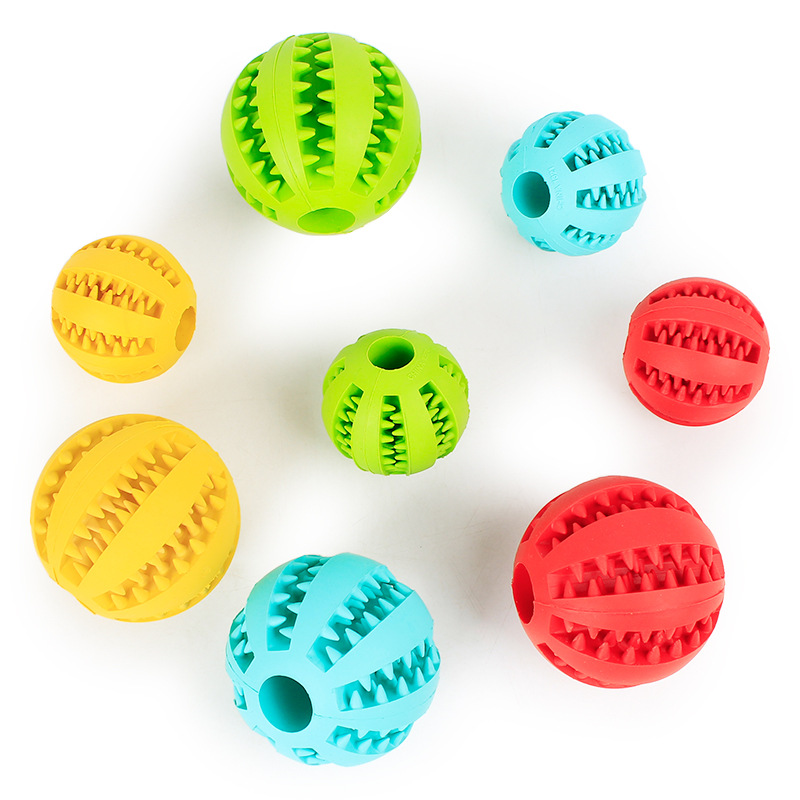 New Style Milk-Scented Watermelon-Shaped Rubber Chew Toy Ball for Dogs Teeth Cleaning-Wholesale Available