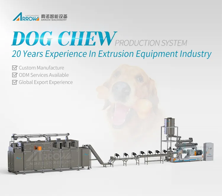 Industrial Dog Chew Processing Plant
