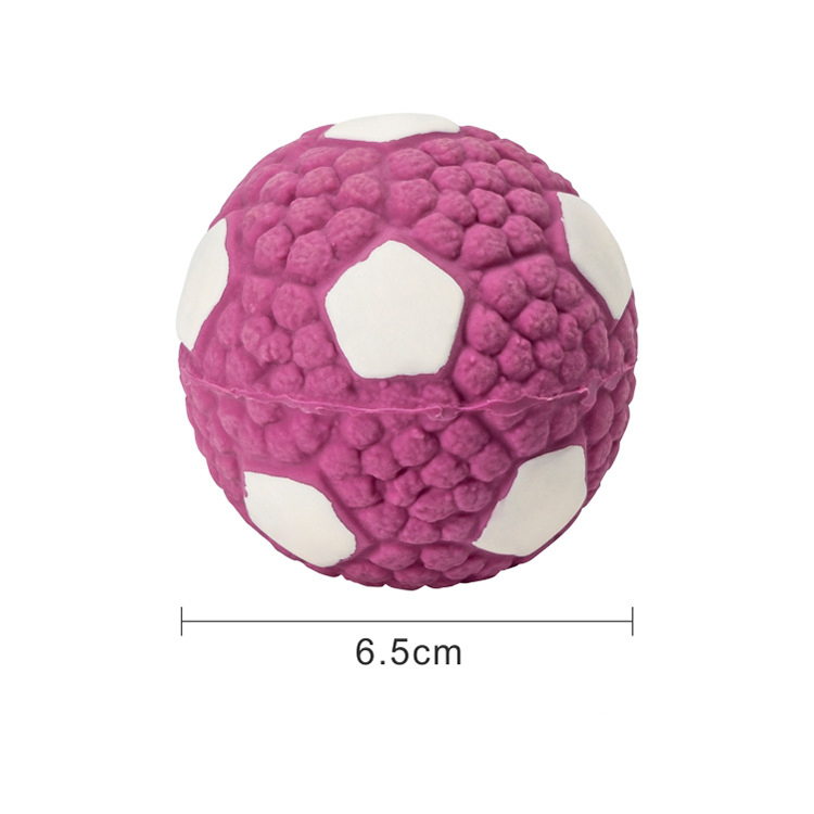 Latex Non-Toxic Rubber Pet Toys Ball Squeaky Dog Chewy Sounds Maker Toys