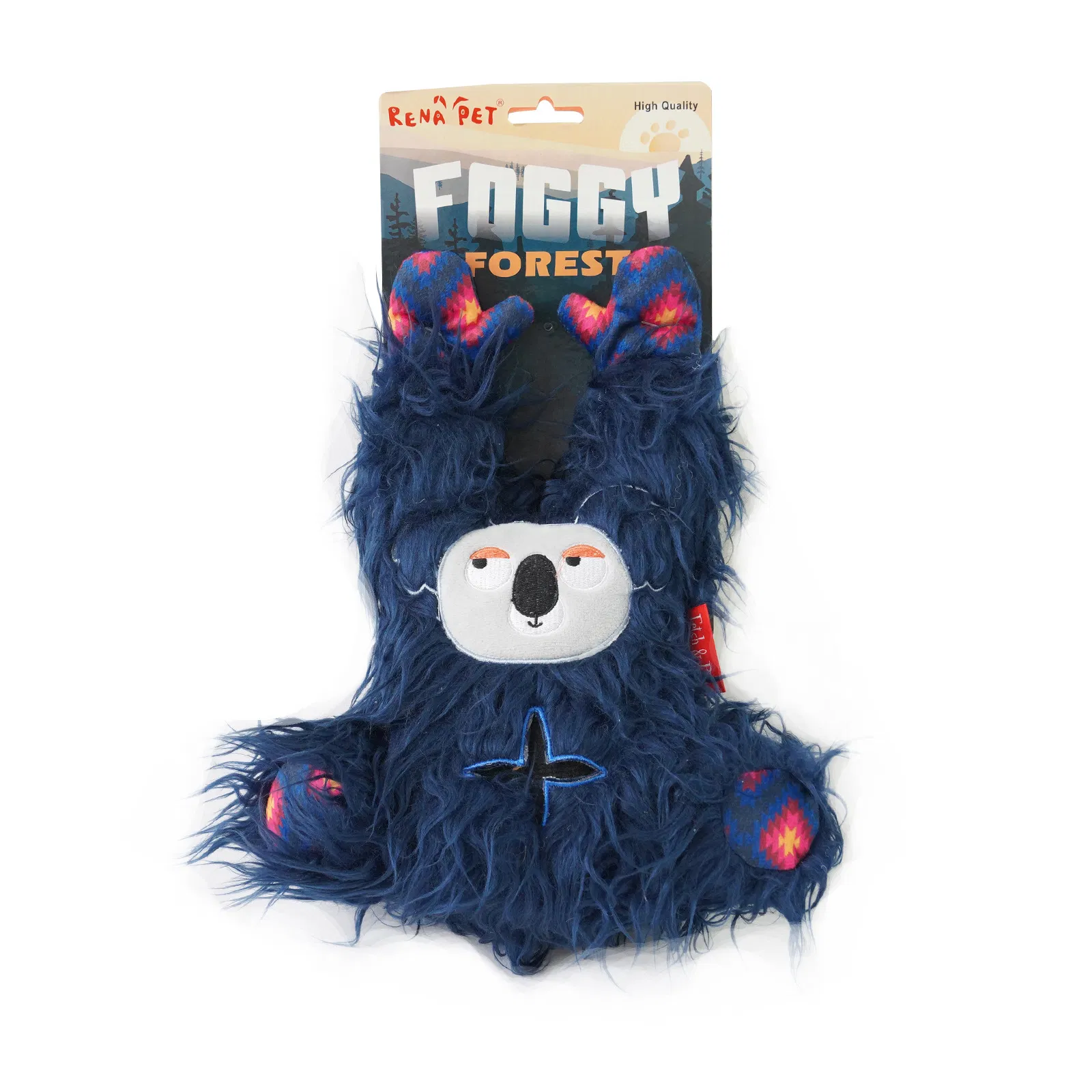Customized Little Monster Gorilla Shape Plush Toys, Dog Cat Molar Dental Toys, Dog Squeaky Toys