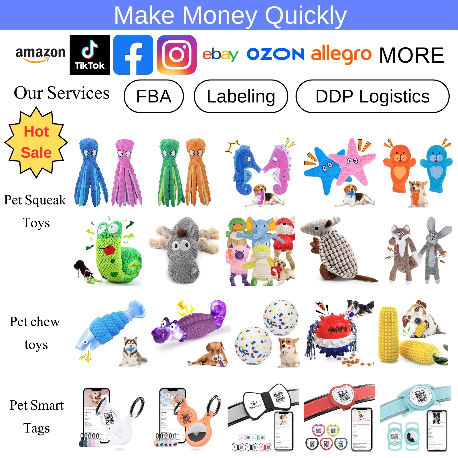 Wholesale Pet Toy Custom Interactive Dumbbell-shaped Rope Ball Dog Teething Toy Pet Chew Toys