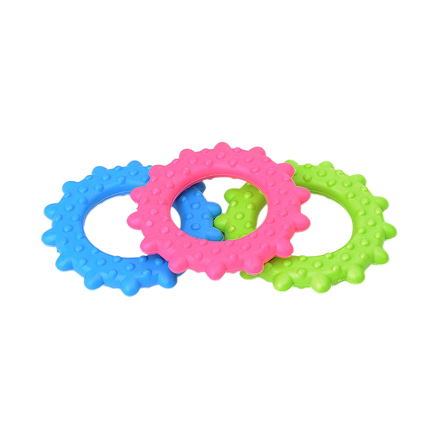 Eco-Friendly Durable TPR Rubber Dog Bite Toy in Classic Fashion Bone Shape for Small Animals Daily Use