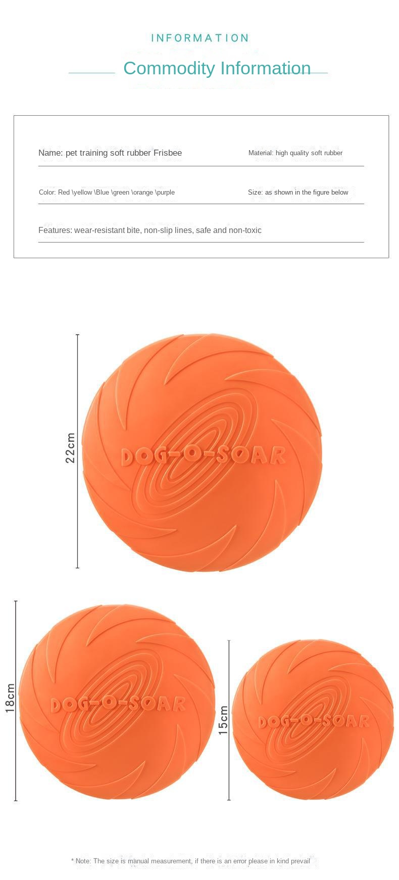 Eco-Friendly Interactive Pet Toy Silicone Dog Biteflying Disc Resistant Floating Training Throwing Toy
