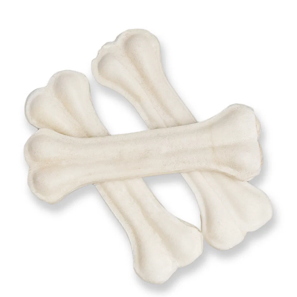 8 Inches 10 Inches Natural Bleached Retriver Rawhide Roll Dog Chews