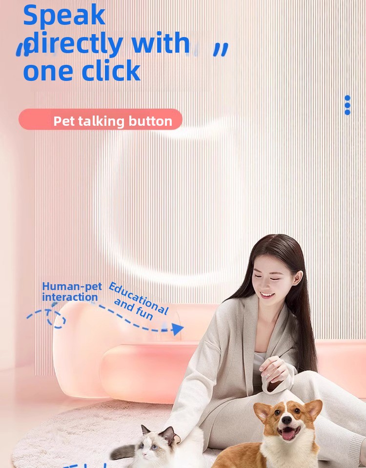 Dog Toy ABS Material Communication Button