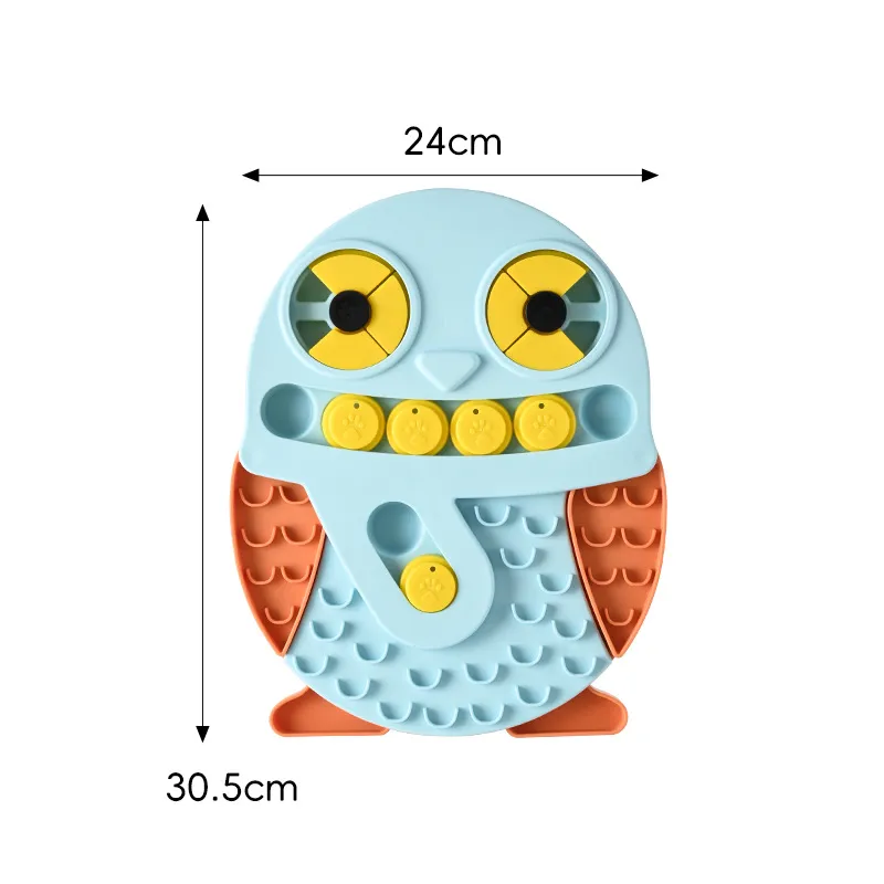Best Seller Eco-Friendly Rubber Dog Puzzle Toy Interactive Slow Feeder Bowl
