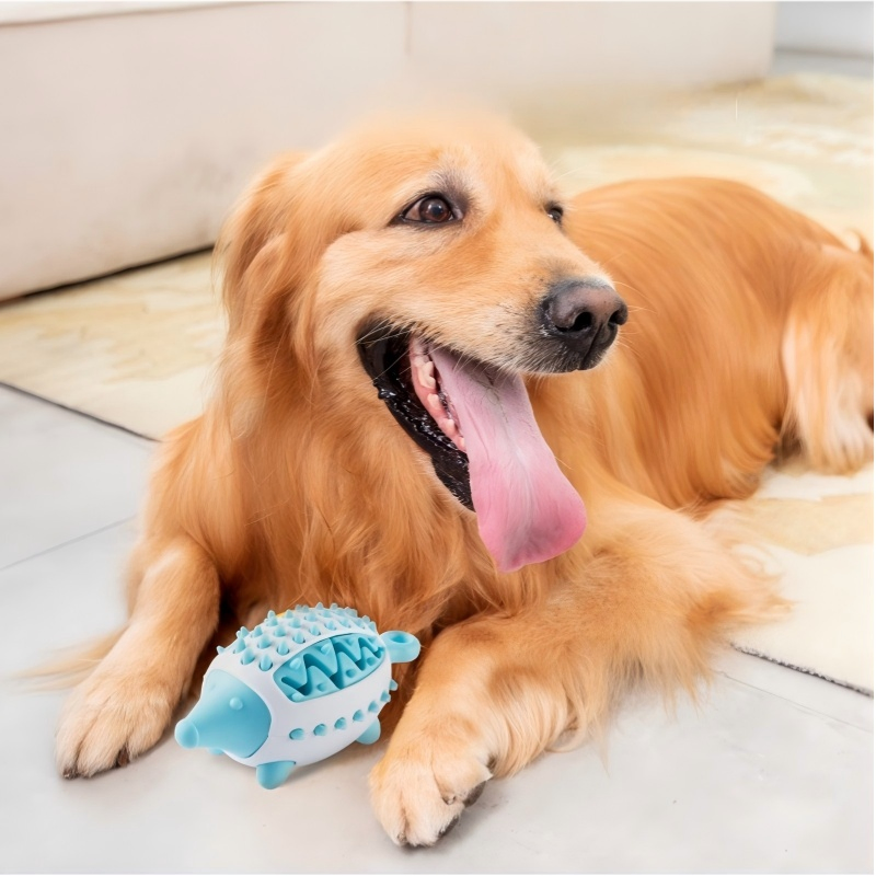 Hedgehog Silicone Treat Dispensing Toy for Dogs Interactive Chew Toy