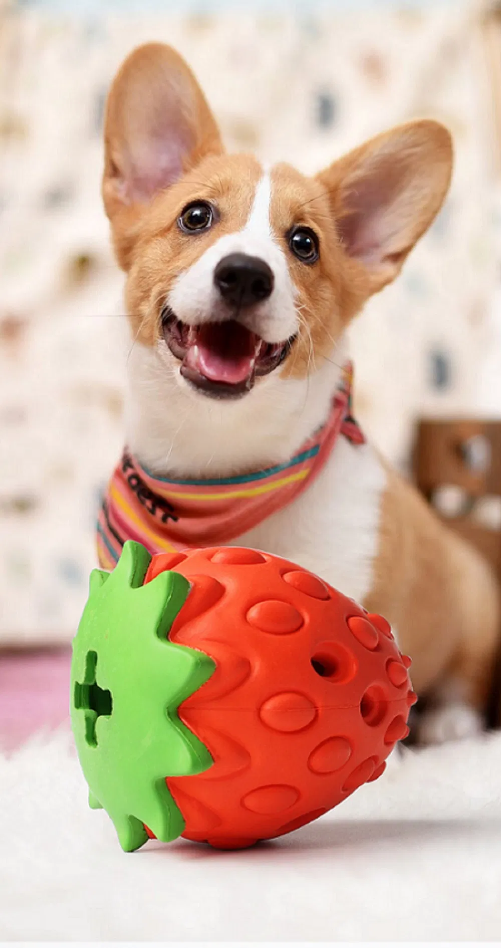 Teeth Cleaning Treat Dispensing Toys, Dog Brain Stimulating Toys, Durable Chew Toys for Aggressive Chewers, Interactive Toys Wbb18464