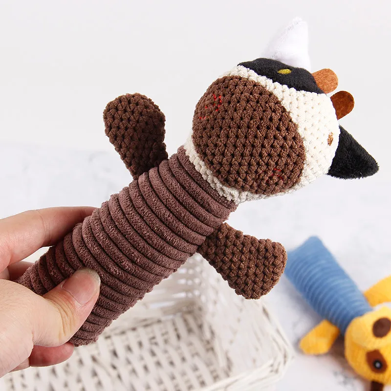 Pet Chew Squeaky Squeaker Plush Dog Toy Interactive for Puppy