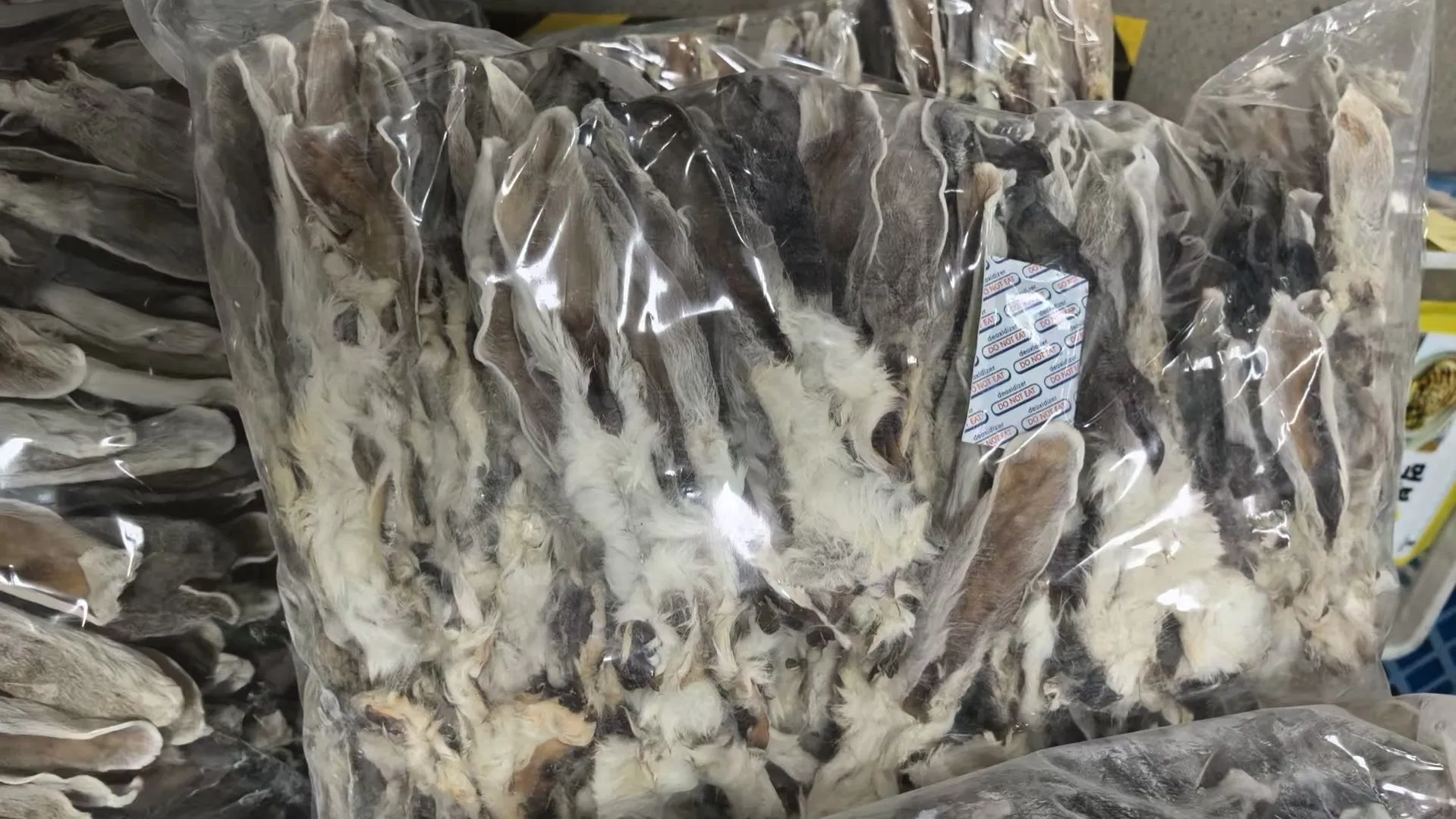 High Quality 100% Natural Single Ingredient Rabbit Ear with Fur Dog Chews