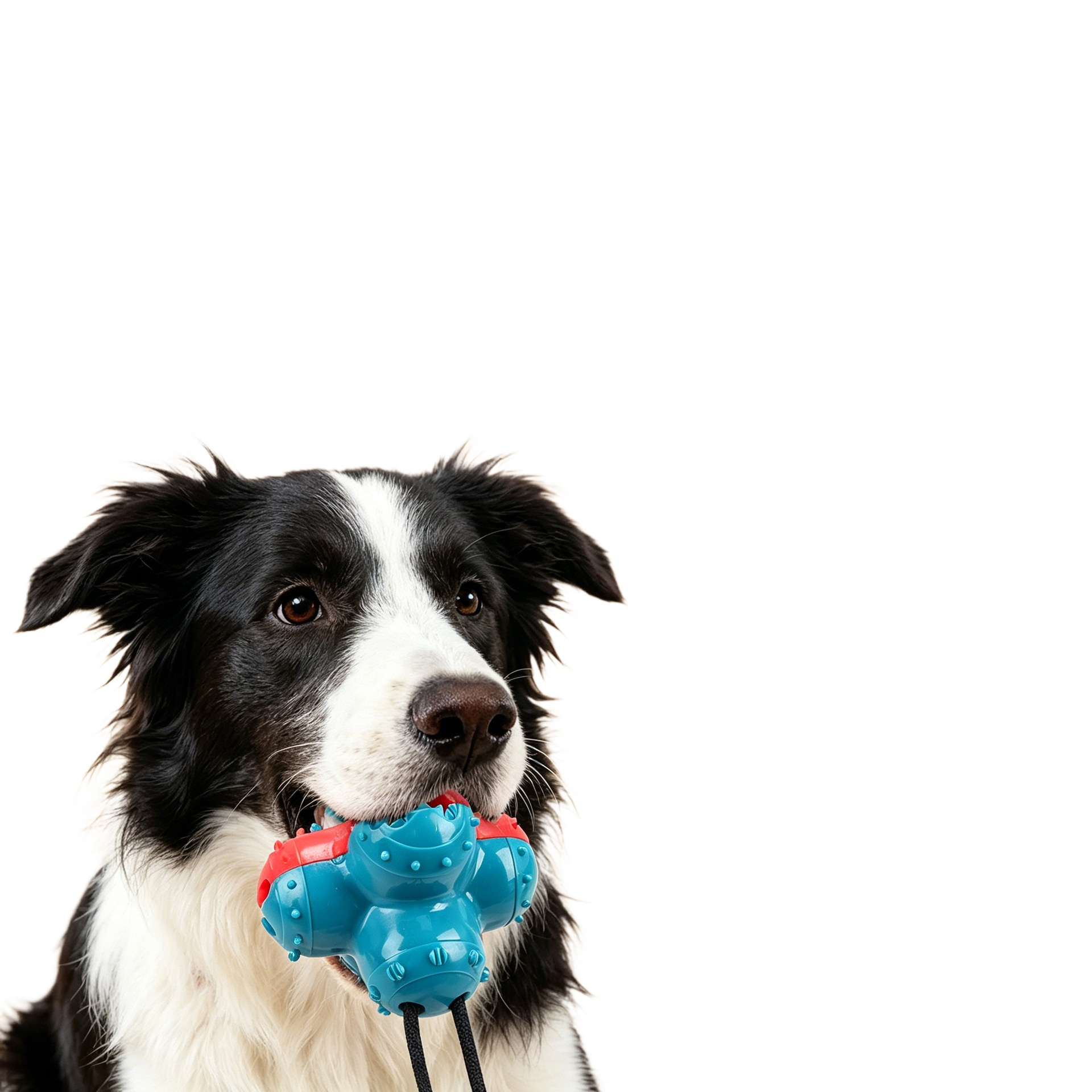 Interactive Cute Dog Suction Cup Rubber Chew Toy with Treat Dispensing Ball Durable TPR for Small &amp; Medium Dogs OEM