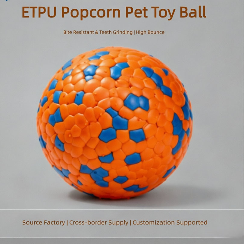 Light Weight Eco-Friendly Classic Pet Chew Toy Durable Dog Bite Resistant Teeth Grinding Indestructible Dog Toy Ball