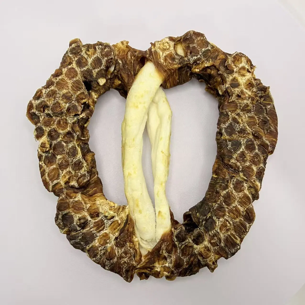 5 Inch Duck Wraps Rawhide Pretzel Natural Dog Chews