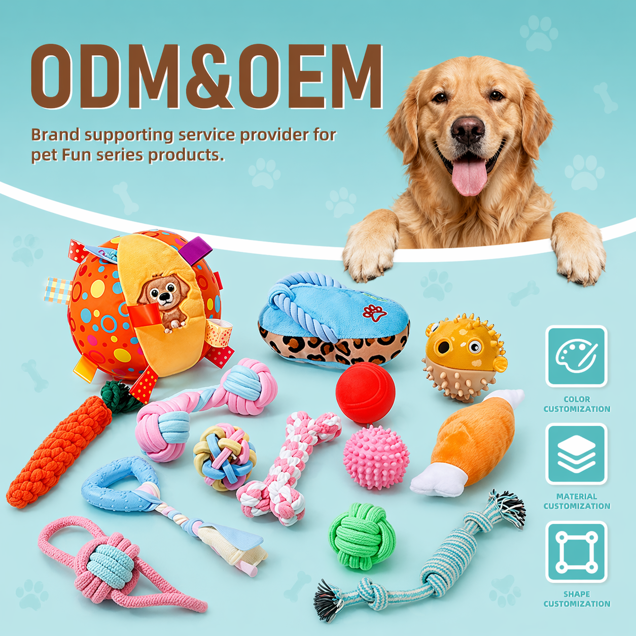 Dog Toys Set Puppy Chew Toys Rope Plush Squeaky Interactive Pet Toy Bundle For Small Medium Dogs