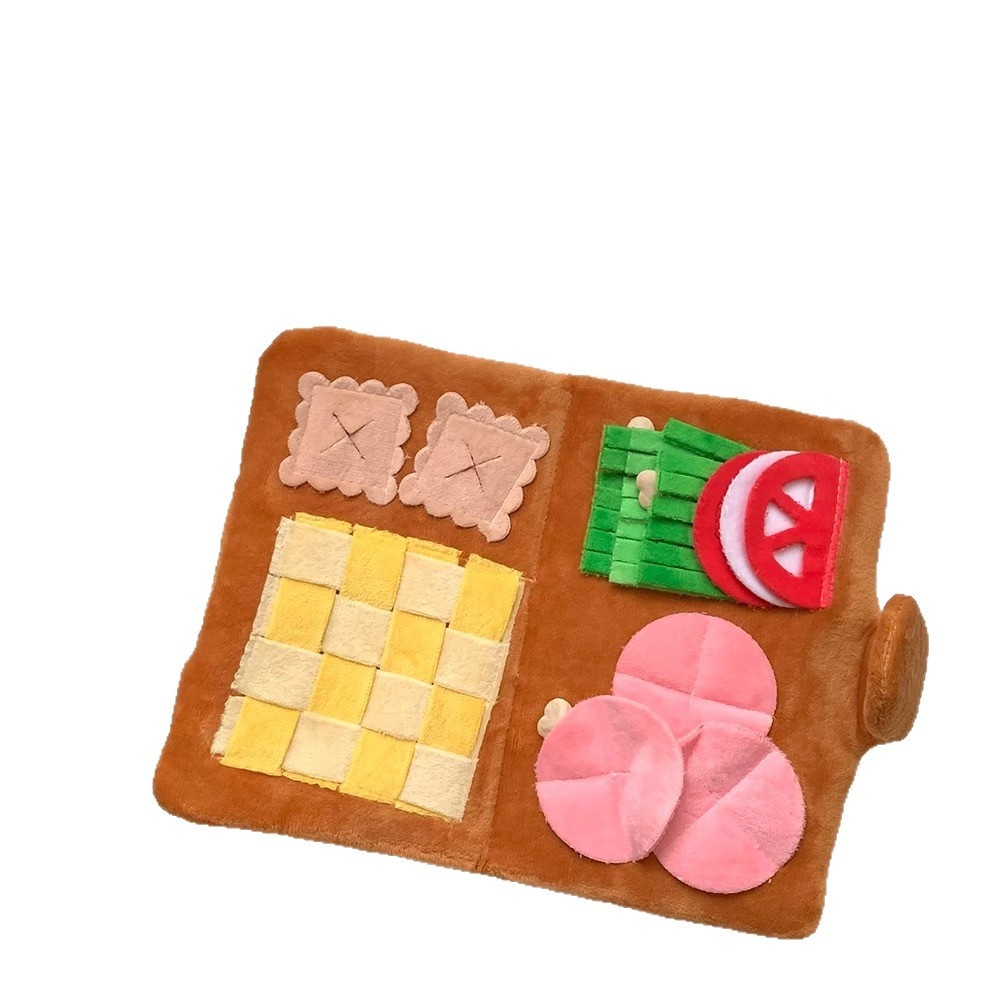New Eco-Friendly Sound Plush Food-Hiding Toy for Pet Dogs Cute Sniffing Interactive Movement Toy for Dogs for Foreign Trade