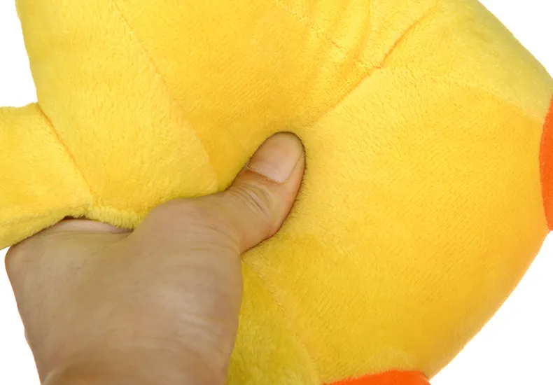 Hot Selling Cute Dog Toy Stuffed Duck Squeaky Chew Toy for Puppy