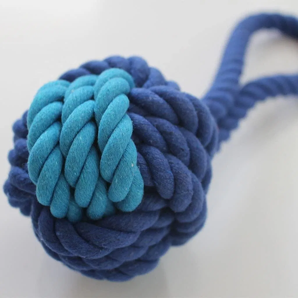 Pet Rope Knotting Ball Dog Interactive Bite-Resistant Pull Pet Dog Chew Toys