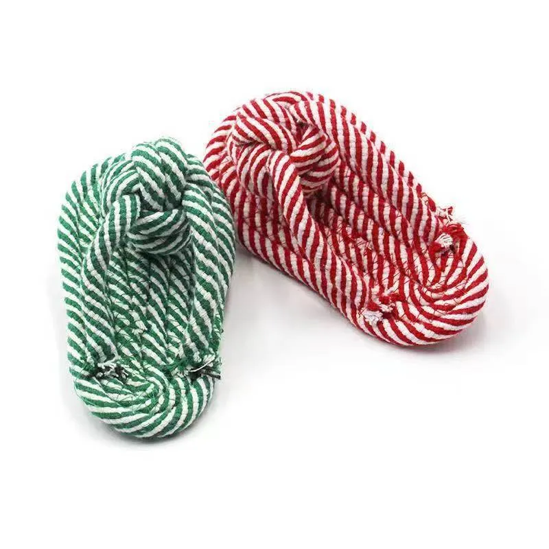 2025 Pet Chew Toy: Rubber Squeaky Ball with Rope Design Dog Toy
