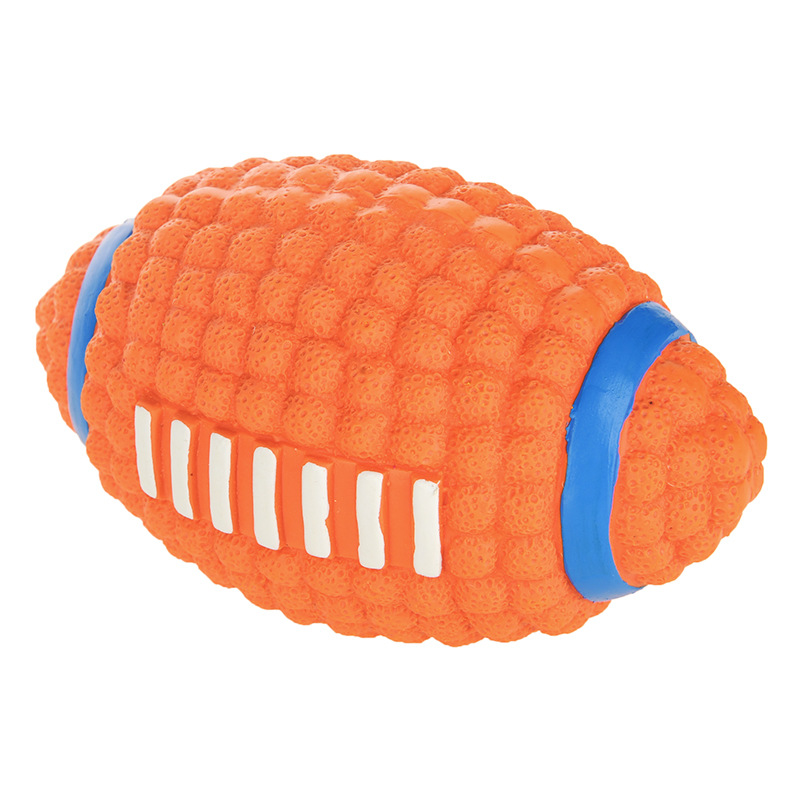 Eco-Friendly Latex Dog Vocalizing Ball Toy-Indestructible Chew Toy for Teething Durable for Border Collies/Golden