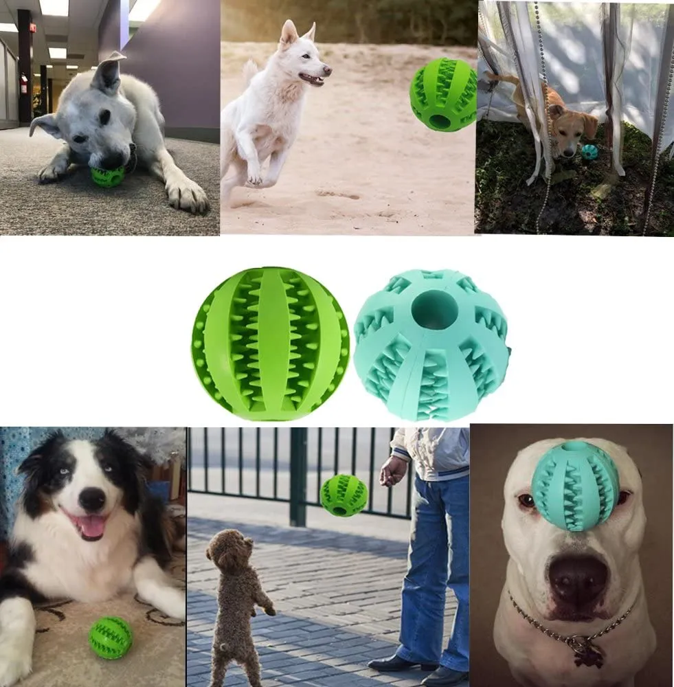 Soft Rubber Pet Toy Dental Toothbrush Cleaning Interactive Toys Rubber Food Feed Ball Dog Ball Dog Chew Toy Interactive Pet Toy