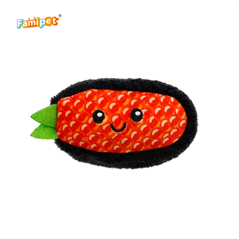 Famipet Manufacturer Custom Fast Food Lunch Pack Designer Stuffed Plush Pet Toy Squeaky Dog Toys For Pet