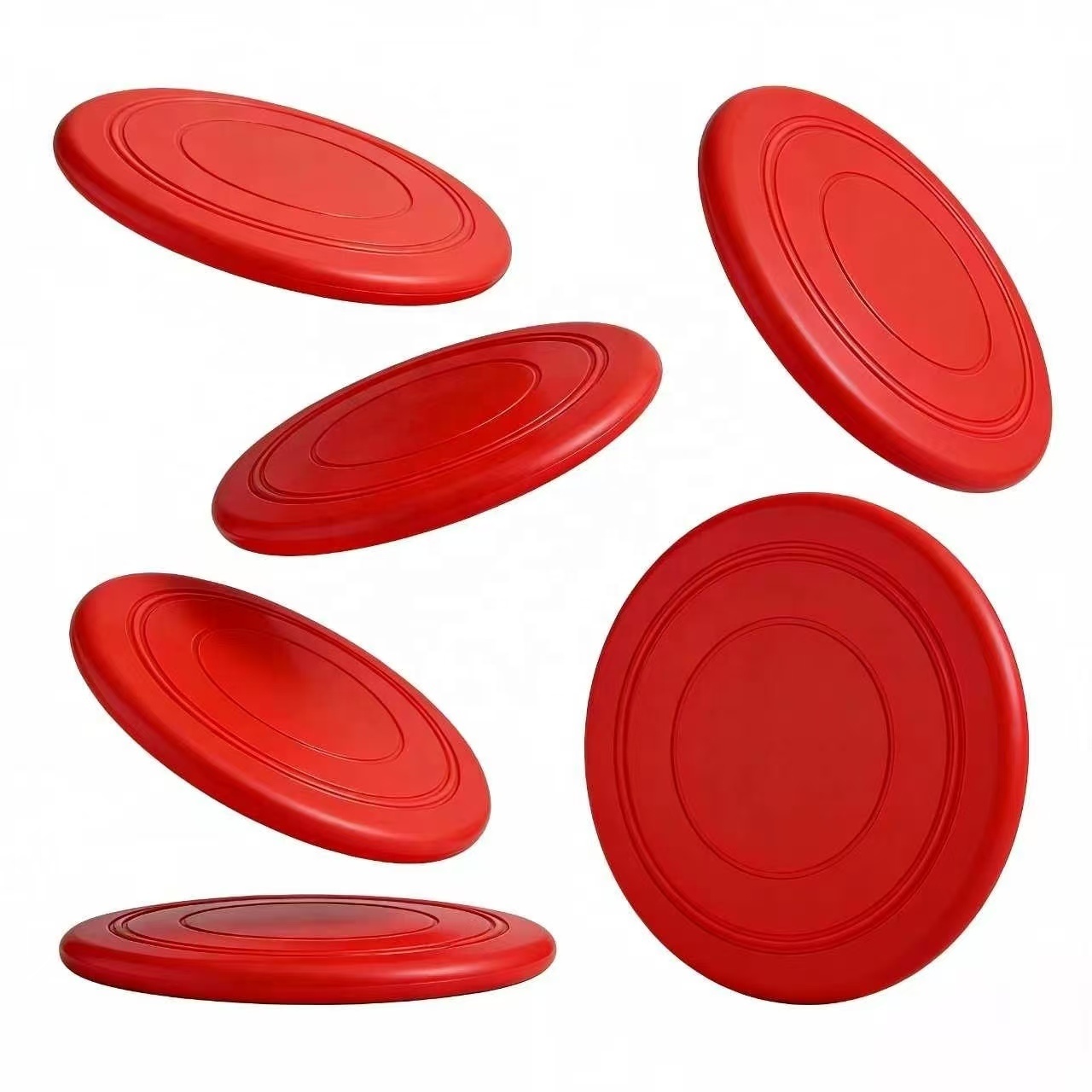Factory Custom Dog Flying Disc Soft Silicone Rubber Material Durable Waterproof Pet Toy Rubber Toys