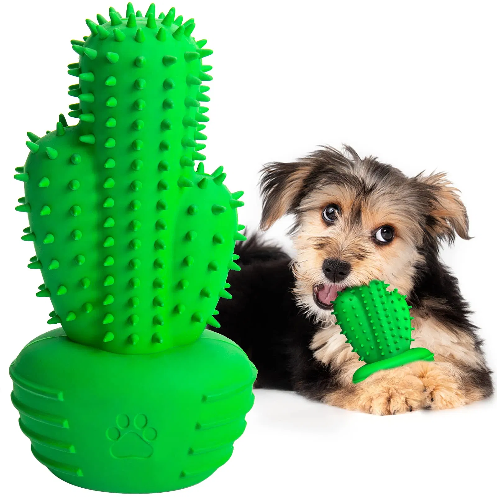 Dog Chew Toys Dog Toothbrush Stick Teeth Cleaning Brush Dental for Medium Large Dog, Puppy Christmas Easter Birthday Gifts, Outdoor Squeaky Toys for Aggressive
