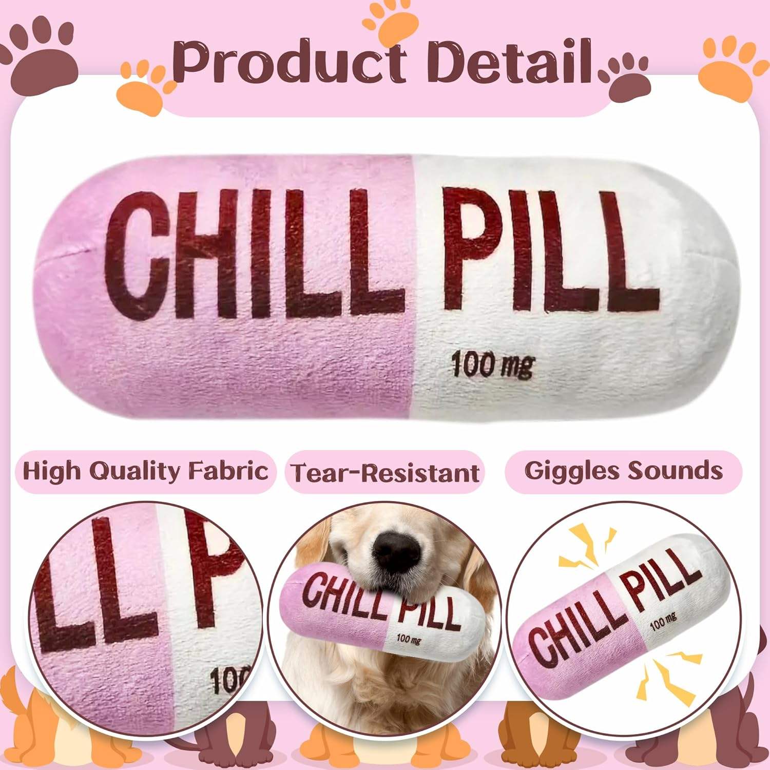 Pet plush toy detail image 1