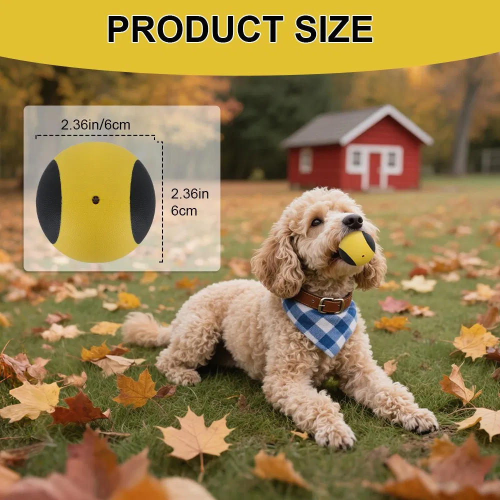 Wholesale Custom Durable Rubber Dog Chew Ball Toys Teeth Cleansing Food Treat Dispensing Interactive Dog Toys