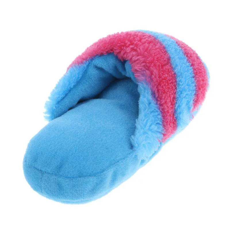 Slipper Shaped Puppy Dog Sound Plush Squeaky Chew Play Toys