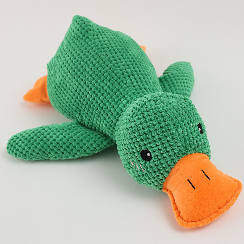 Dog Toy Plush Bite-Resistant Sounding Toy Sleep Companion Boredom-Busting Gadget Golden Retriever Corgi Dog Pet Supplies