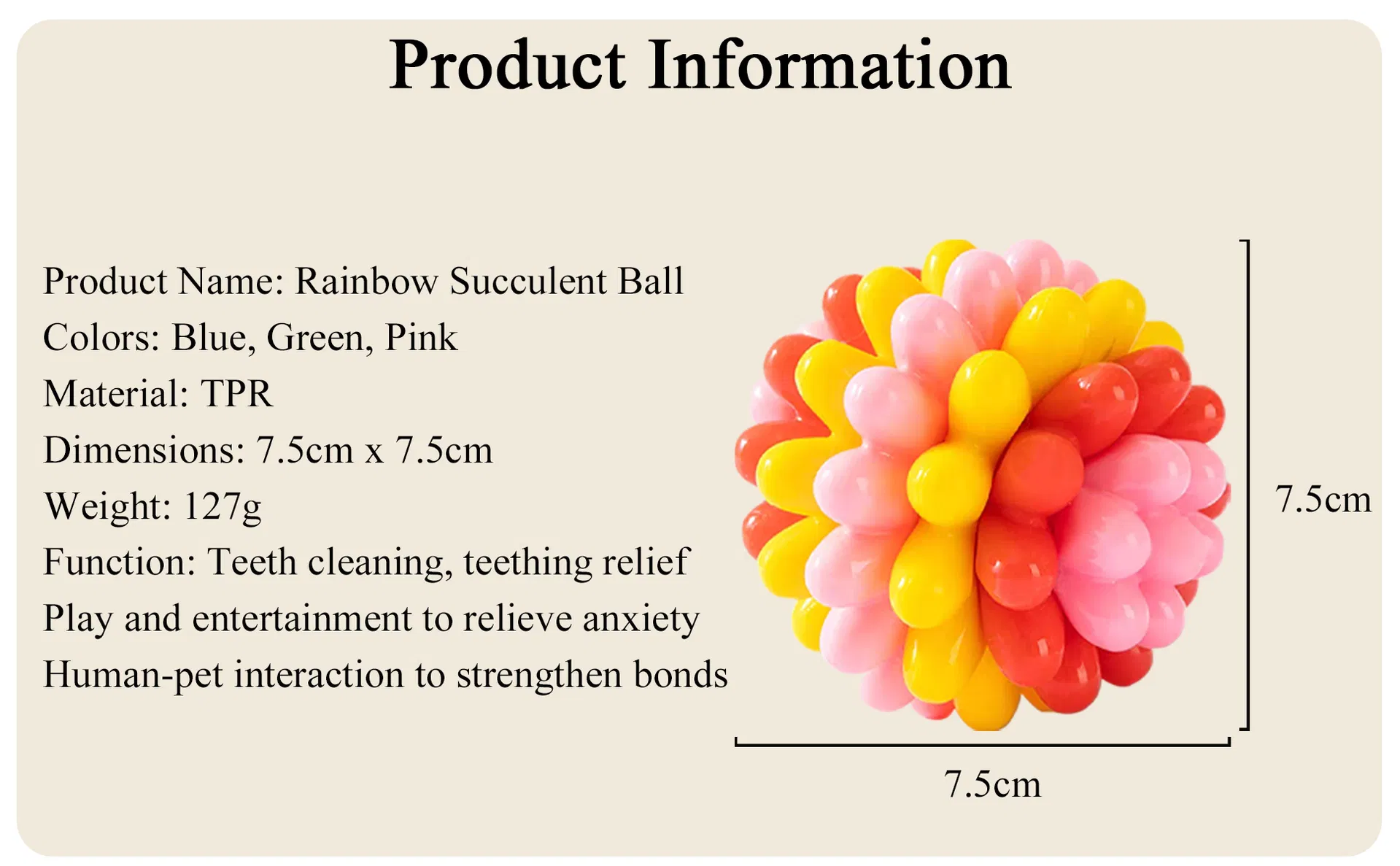 Durable TPR Corn Stick Toy for Pet Dogs Puppy Teeth Cleaning Chew Toy