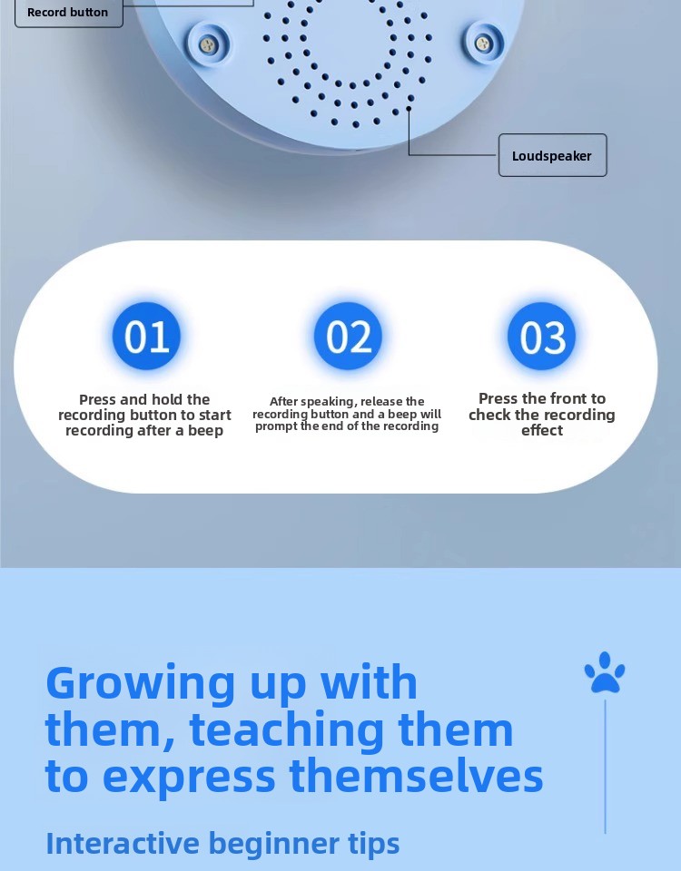 Pet Communication Button Box View
