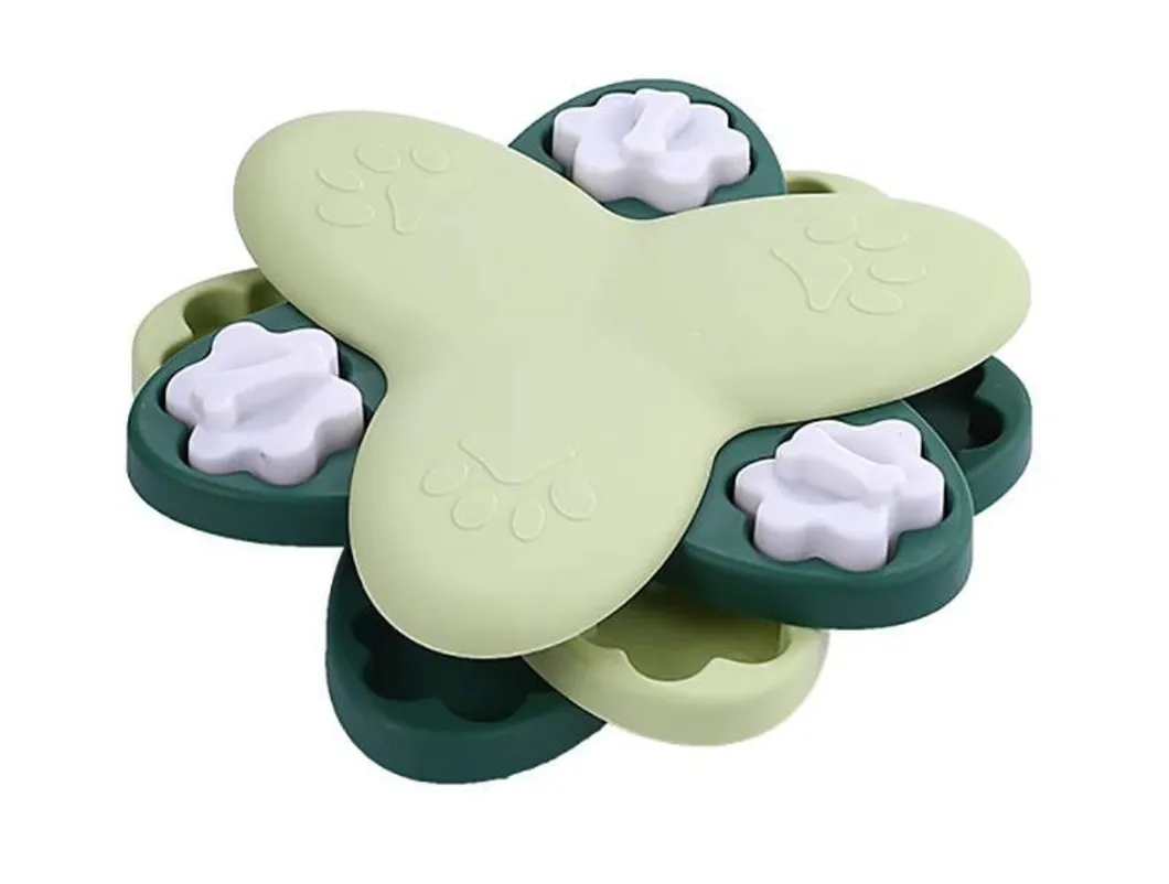 Best Seller Eco-Friendly Rubber Dog Puzzle Toy Interactive Slow Feeder Bowl