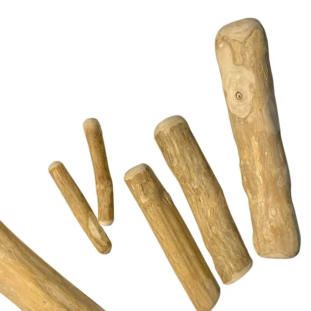 Dog Chew Toy 100% Coffee Wood Eco-Friendly Dental Chew for Dogs Durable Interactive Teeth Cleaning Exercise Toy