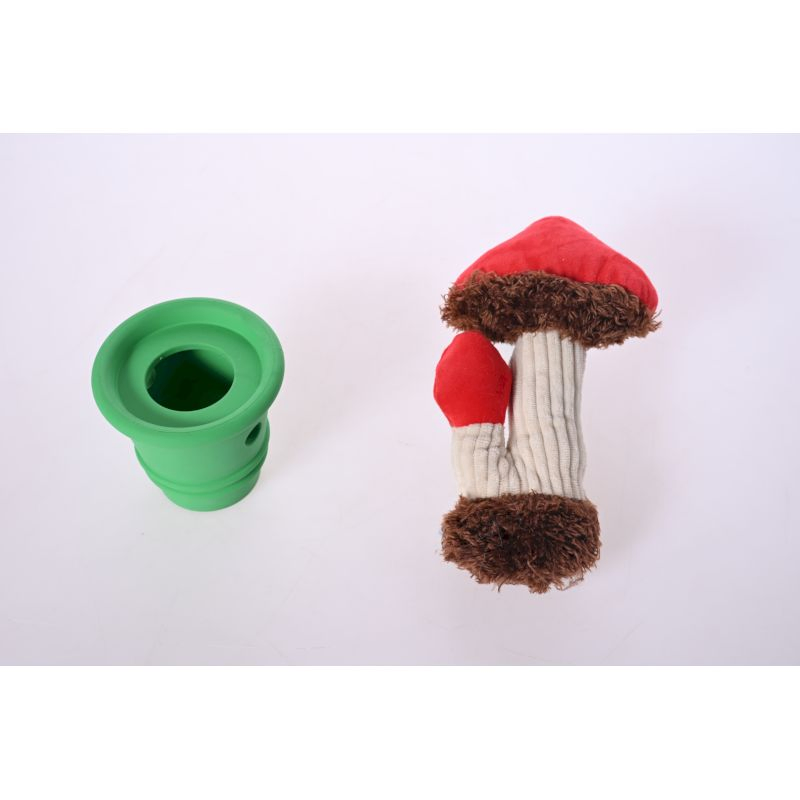 Versatile Plush Rubber Dog Toy Detachable Pet Chew Puppy Teether