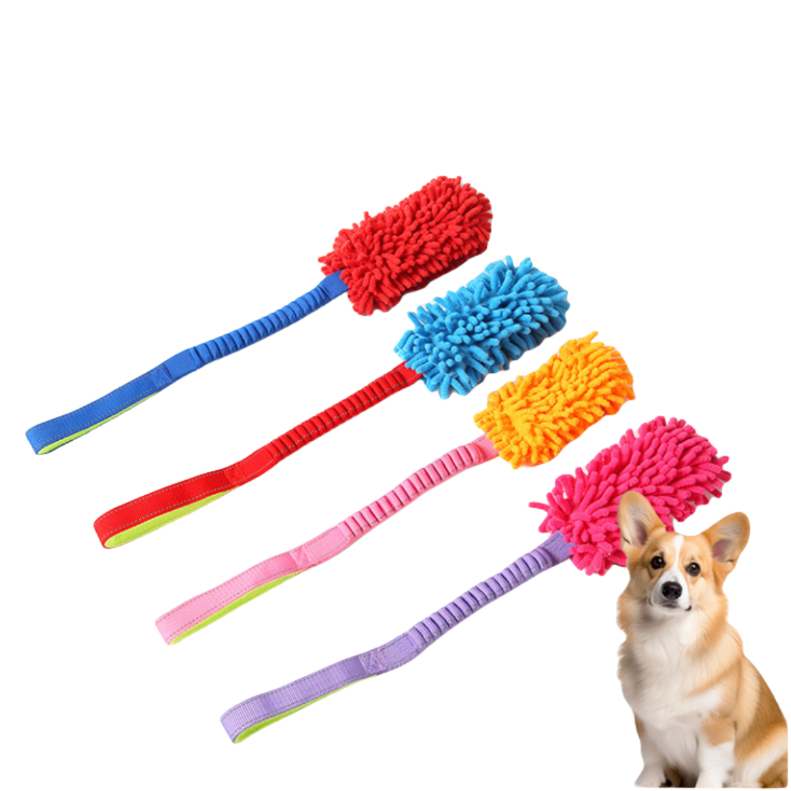 Funny Outdoor Bungee Dog Agility Training Tug Toy Puppy Interactive Cotton Plush Chew Pet Dog Pull Interactive Movement Pet Toys