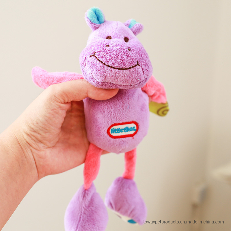 Design Trendy Animal Pup Dog Squeaky Plush Toys